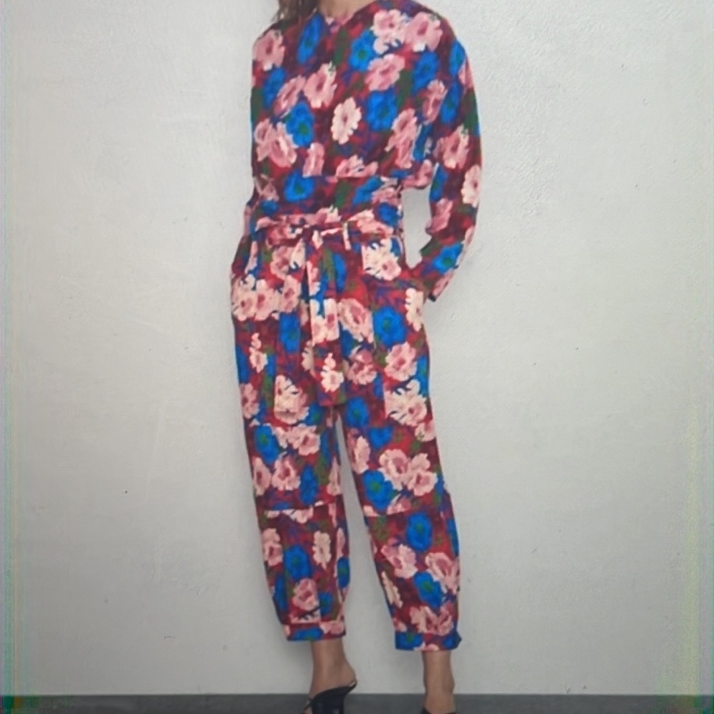 Zara floral co-ord set